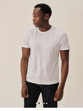 Buck Mason White Short Sleeve Crew Tee